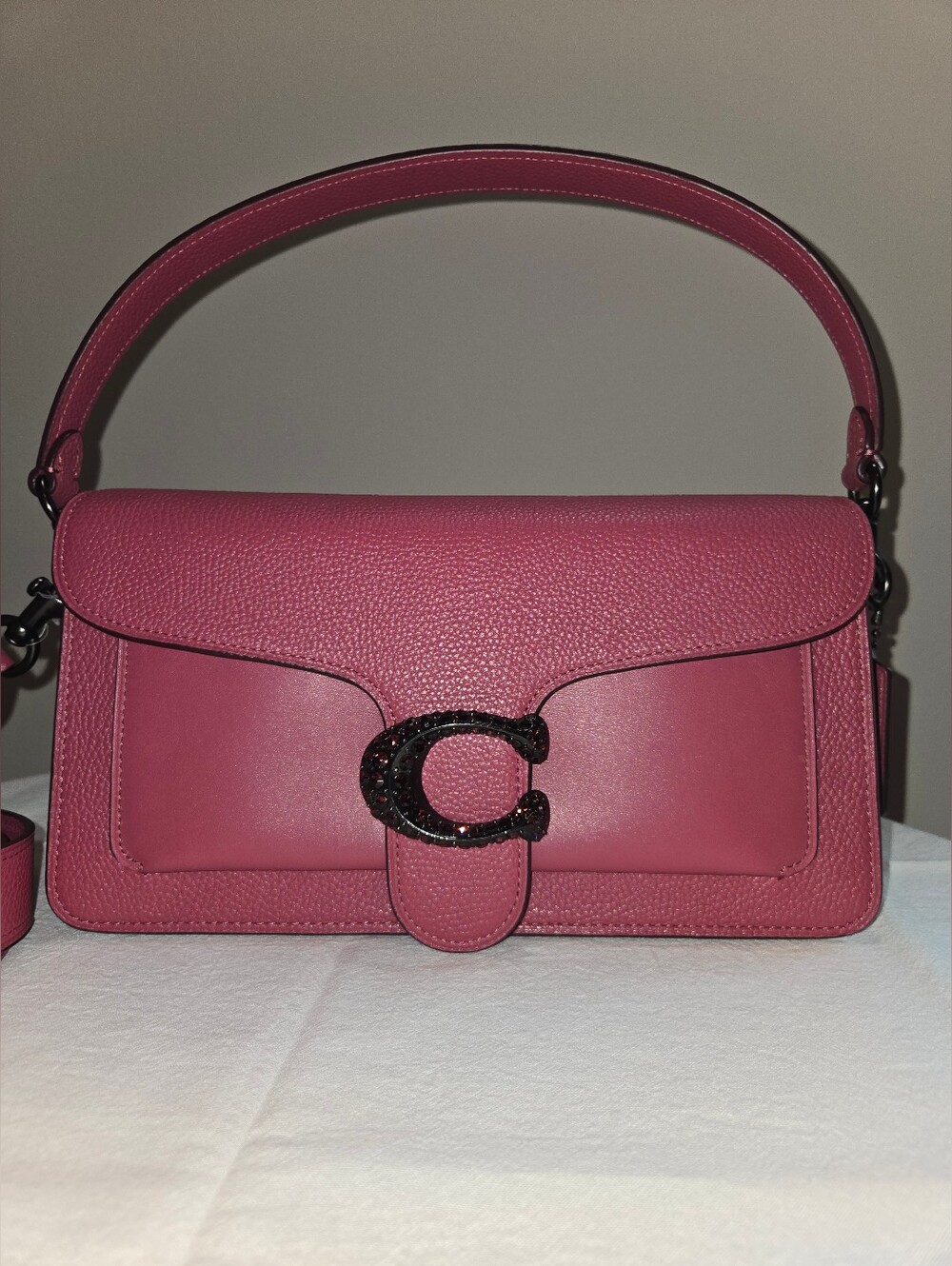 Coach Tabby 26 - Dusty Pink Crystal "C" - Picture 1 of 3